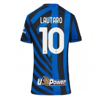 Inter Milan Lautaro Martinez #10 Domáci Ženy futbalový dres 2024-25 Krátky Rukáv